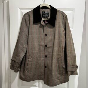 J. Crew Women’s Plaid Barn Coat